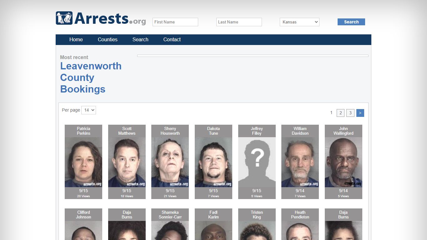 Leavenworth County Arrests and Inmate Search